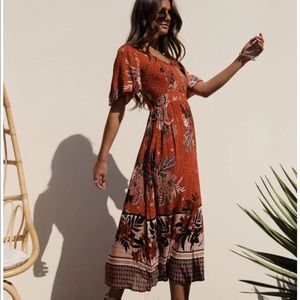 Bohme Jade Smocked Dress